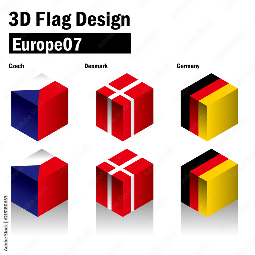 立体的な国旗のイラスト デンマーク ドイツ チェコの国旗 3dフラッグ 国旗セット Stock Vector Adobe Stock 立体的な国旗のイラスト デンマーク ドイツ チェコの国旗 3dフラッグ 国旗セット Stock Vector Adobe Stock