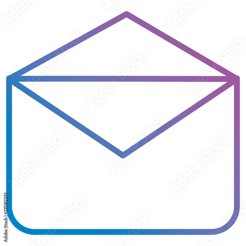 envelope mail isolated icon