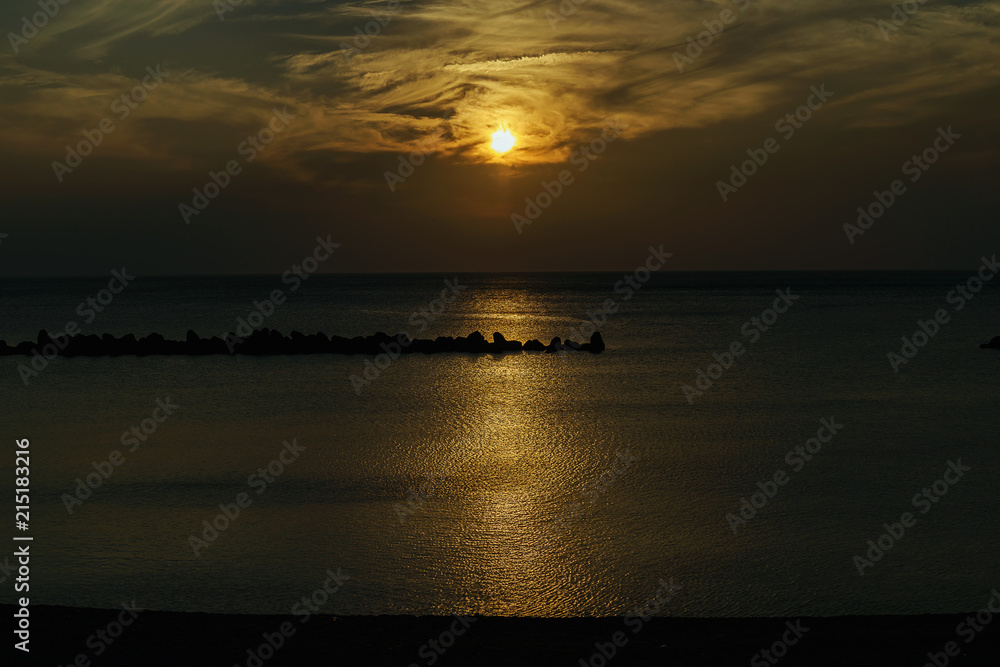 Fototapeta premium 村上夕景