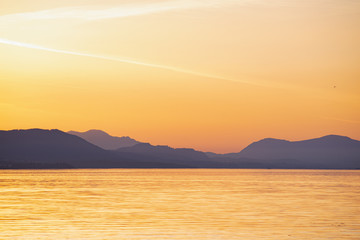 Keuken achterwand Kust Vancouver Island zonsondergang Salish Sea  © roxxyphotos