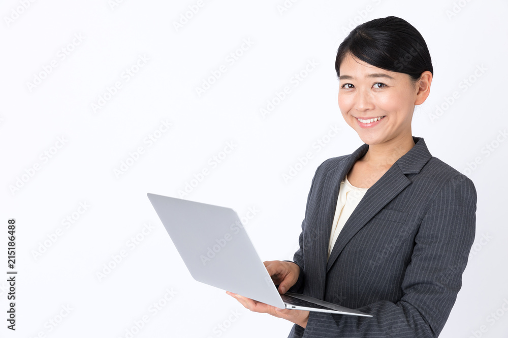 portrait of asian businesswoman isolated on white background portrait of asian businesswoman isolated on white background