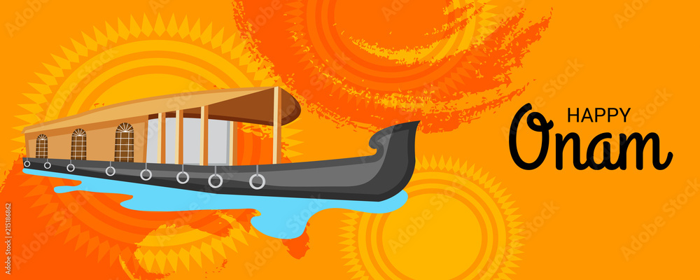 Obraz premium Happy Onam.
