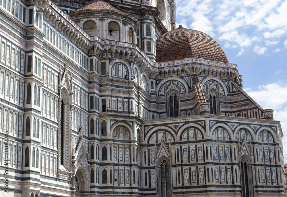florence particular of cathedral italy