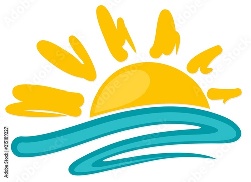 Sun and sea.