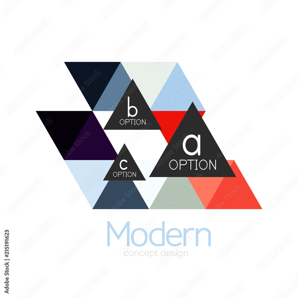 Triangle shape design abstract business logo icon design. Company logotype branding emblem idea Triangle shape design abstract business logo icon design. Company logotype branding emblem idea