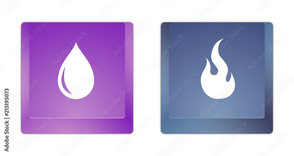 Tasten Gegenteil - Wasser/Feuer Tasten Gegenteil - Wasser/Feuer