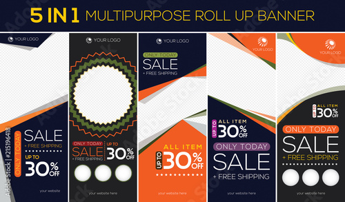 Multipurpose roll up banner