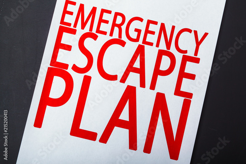Emergency evacuation plan
