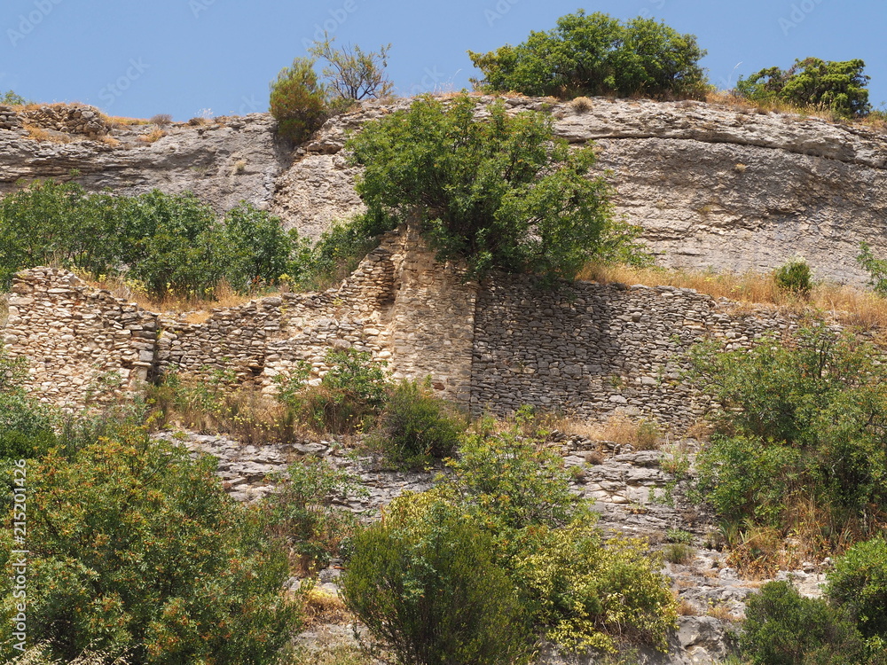 Old fortification in a small village Old fortification in a small village