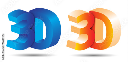 3D vector icon