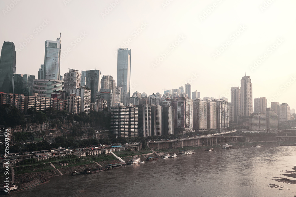 cityscape of the chongqing china cityscape of the chongqing china