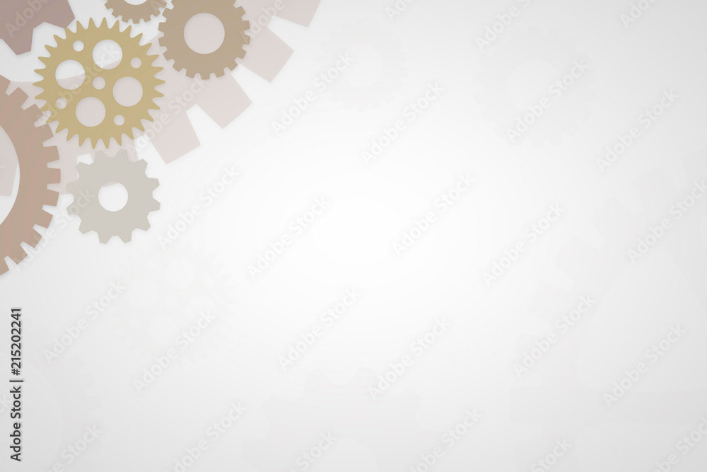 Empty slideshow template in rusty brown with empty space for wording or text. Cogs and gears for mechanical process. Empty slideshow template in rusty brown with empty space for wording or text. Cogs and gears for mechanical process.