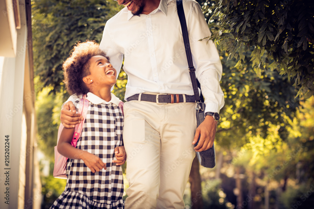 Fototapeta premium Father and daughter.