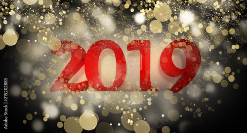 New Year 2019. New Year's p...