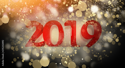 New Year 2019. New Year's p...