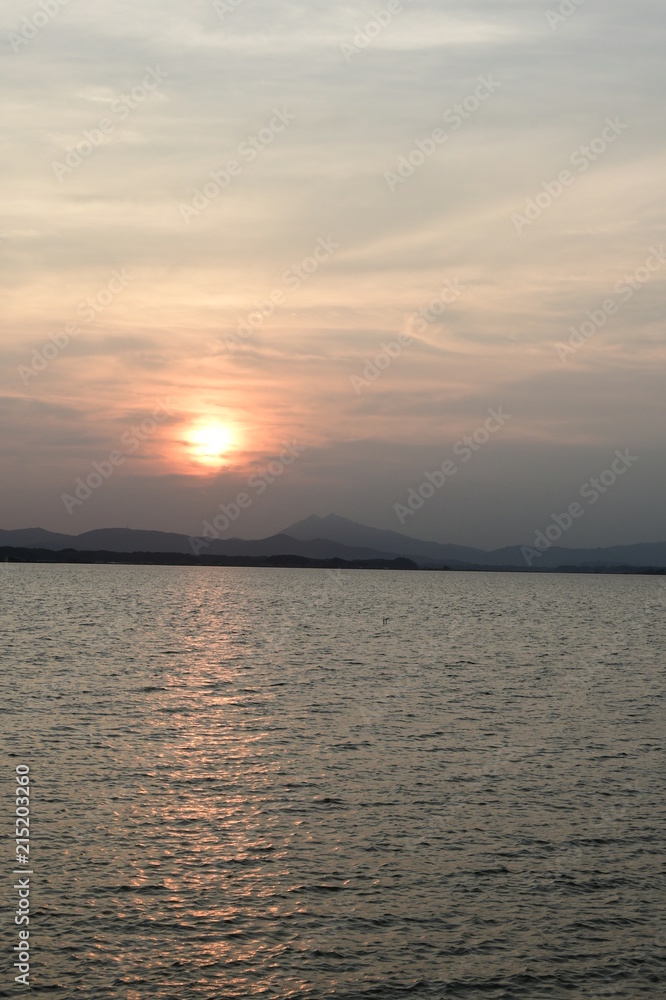 霞ヶ浦の夕景 霞ヶ浦の夕景