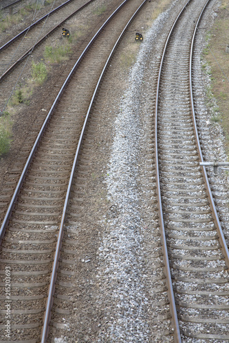 Closeup of Railway Track, Copenhagen