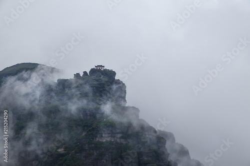 temple on the mount fanjing peak