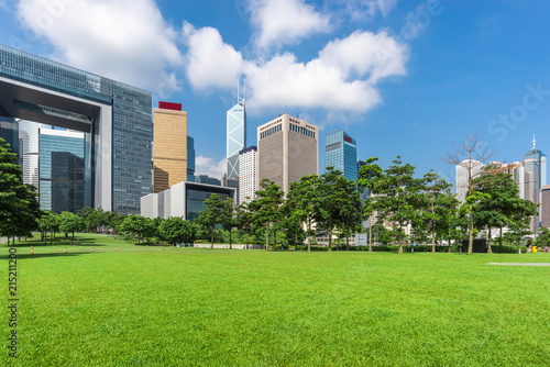 Photography Hongkong building group and turf