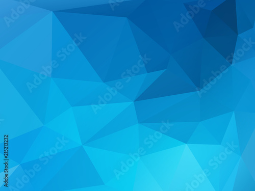 blue mosaic triangle background
