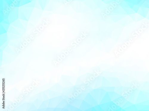 light blue mosaic triangle pattern