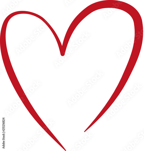 Ein rotes Herz - Symbol der Liebe, Hochzeit, Heirat, Taufe, Trauung, Konfirmation, Firmung und andere Familienfeiern