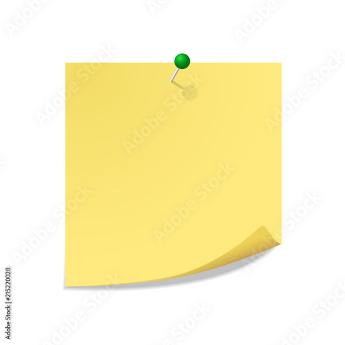 Yellow sticky note