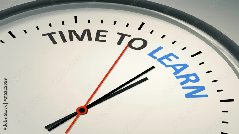 ticking time with text time to learn