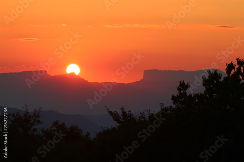 Lever de soleil sur la Chartreuse