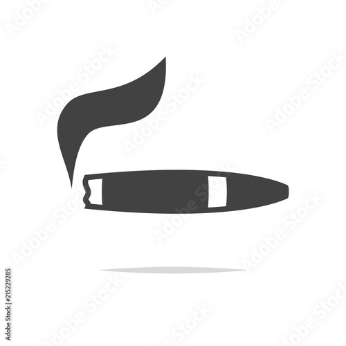 Cigar icon vector isolated