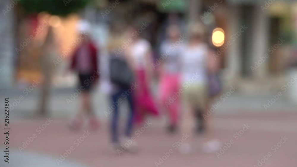 Anonymous people walking on the street. Urban lifestyle background. Slow motion 240 fps
Anonymous people walking on the street. Urban lifestyle background. Slow motion 240 fps