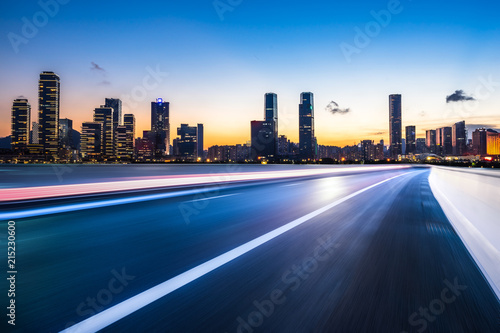 busy traffic road in urban