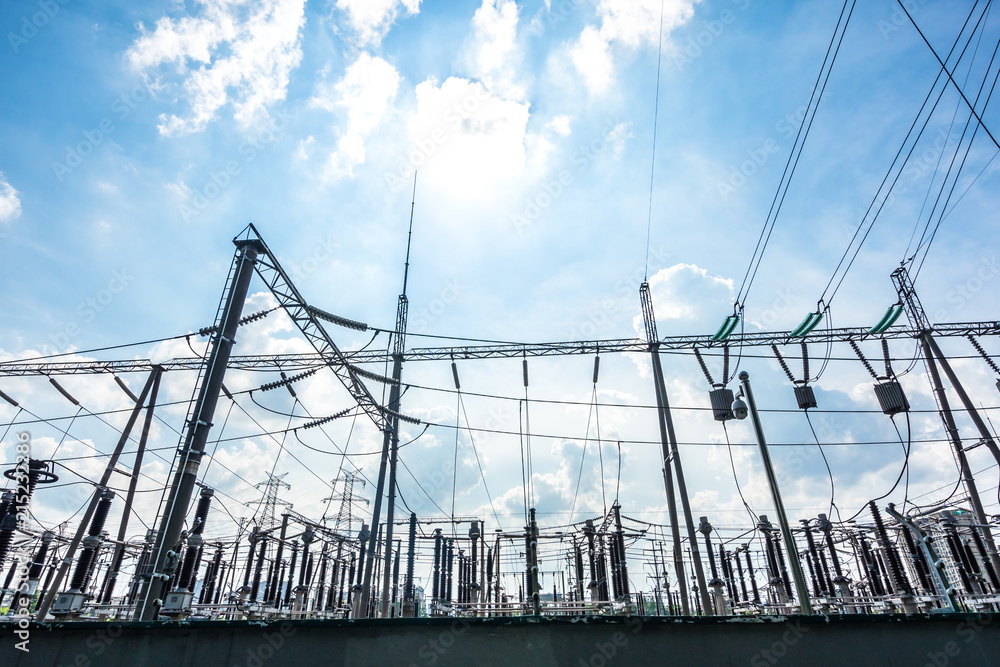 Obraz premium High voltage pole