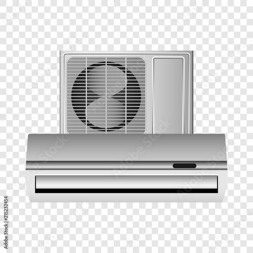 Fan mockup. Realistic illustration of fan vector mockup for on transparent background