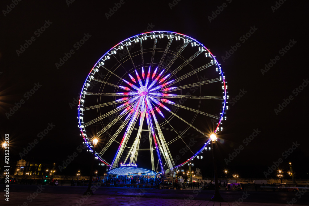 Paris Big wheel, Eiffel Tower, Obelisque