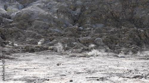 Nisyros aktiver Vulkan in 4k uhd