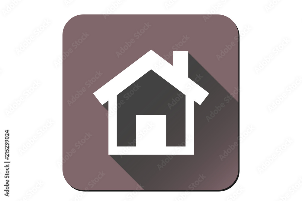 Icono morado de una casa.