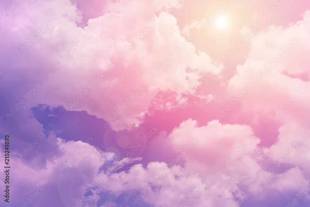 Fototapeta premium abstract cloud pastel background