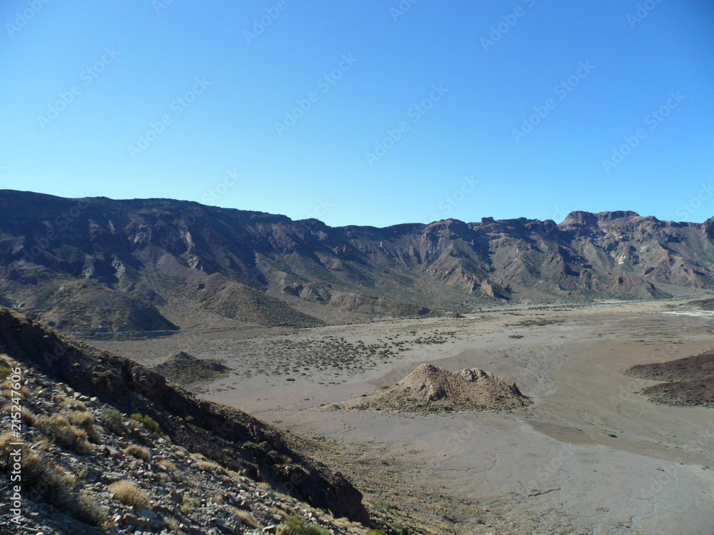 Fototapeta premium Blick auf den Teide und seine Umgebung