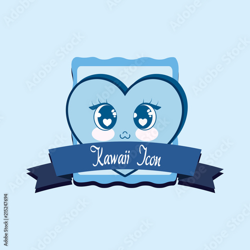kawaii heart icon