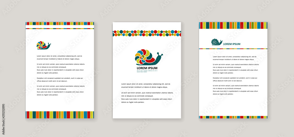 Fototapeta premium Bright snail