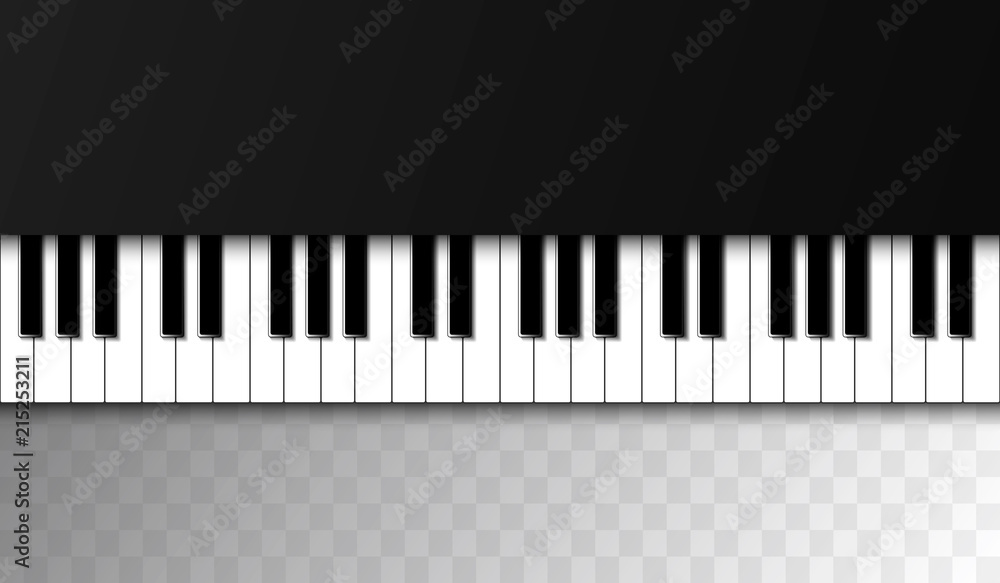 Backdrop with piano. Realistic piano keys. Design illustration vector. Backdrop with piano. Realistic piano keys. Design illustration vector.