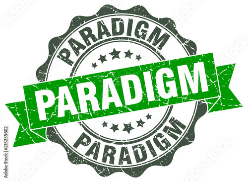 paradigm stamp. sign. seal