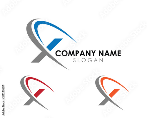 x swoosh logo 1C