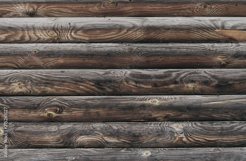 wood background, horizontal logs, text background