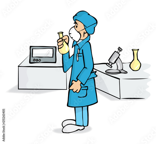 medico laboratorio clinico