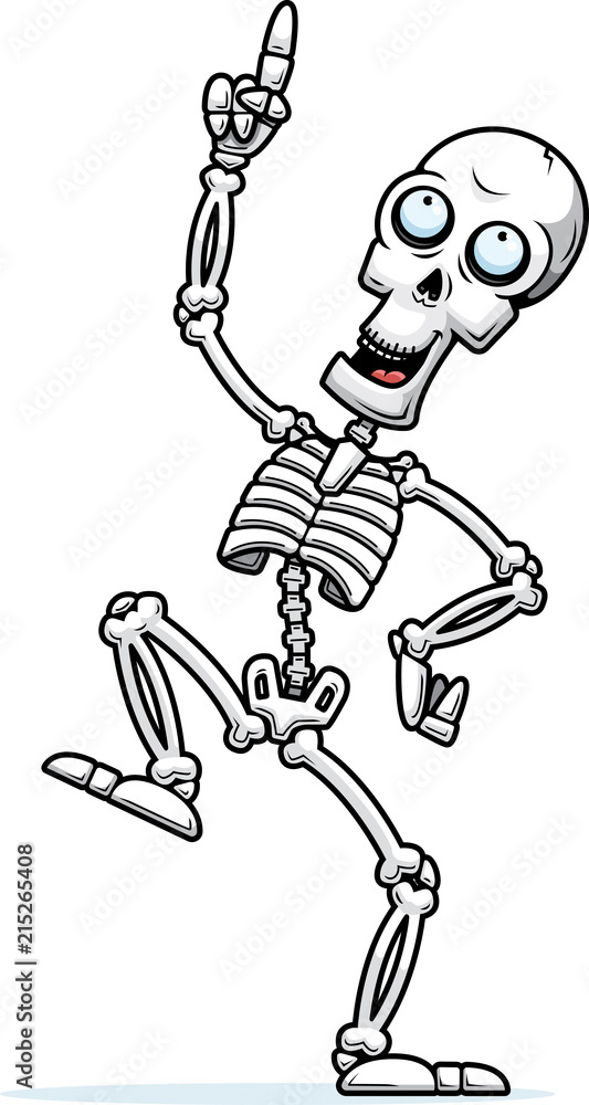 Cartoon Skeleton Dancing
