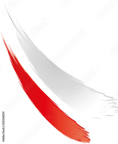 Flagge von Polen, Fahne der Republik Polen, Länderkennung, europäischer Nachbar