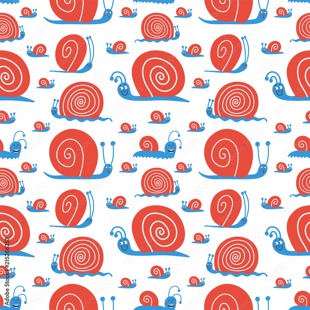 Vector cute seamless pattern with funny nails Vector cute seamless pattern with funny nails