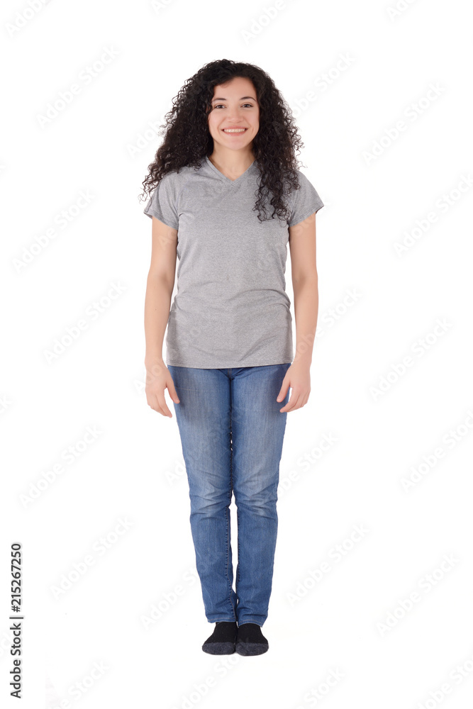 Portrait of young latin woman in a studio. Portrait of young latin woman in a studio.